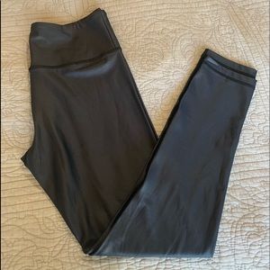 Zyia shiny, black leggings